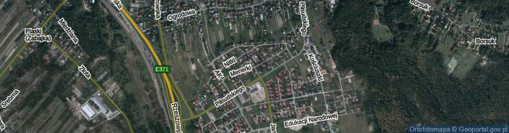 Zdjęcie satelitarne Menerki Rudolfa ul.